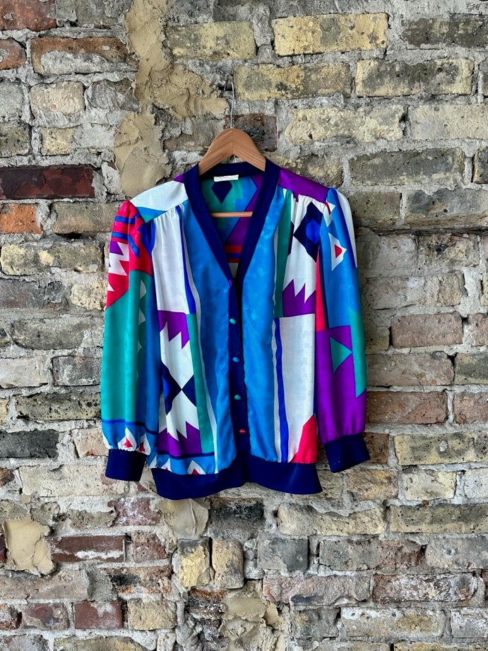 Printed jacquard top jacket
